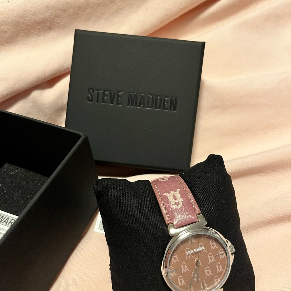 Steve Madden Dark Brown Watch 36mm Brand new in box Women’s